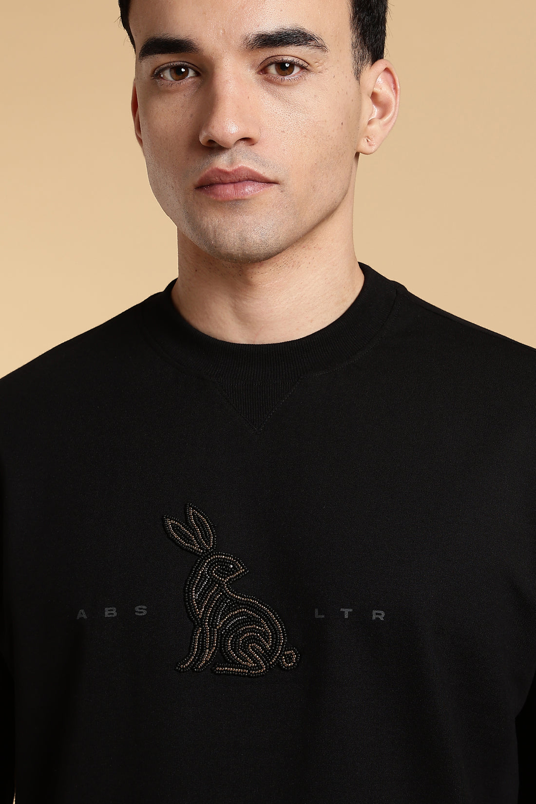 Onyx Black Oversized Sweatshirt