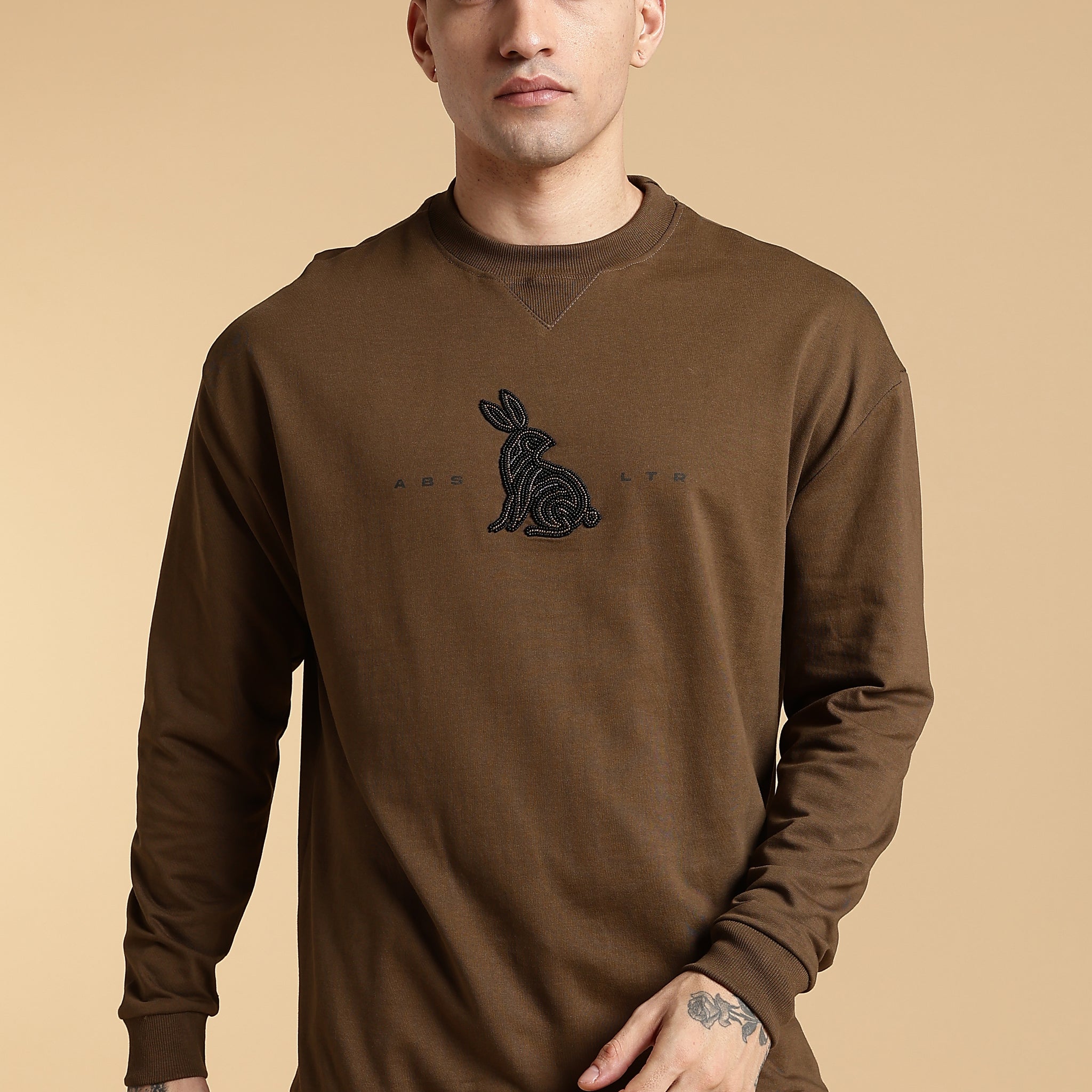 Mocha Earth Oversized Sweatshirt