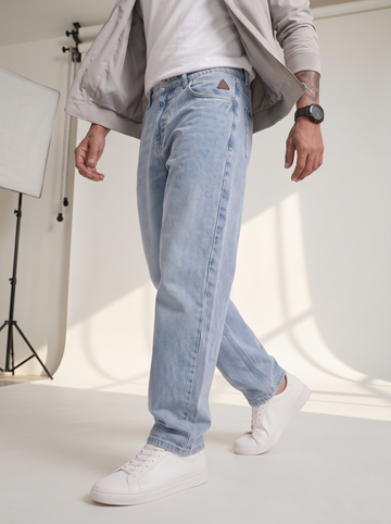 Ice Blue relaxed-fit Vintage jeans